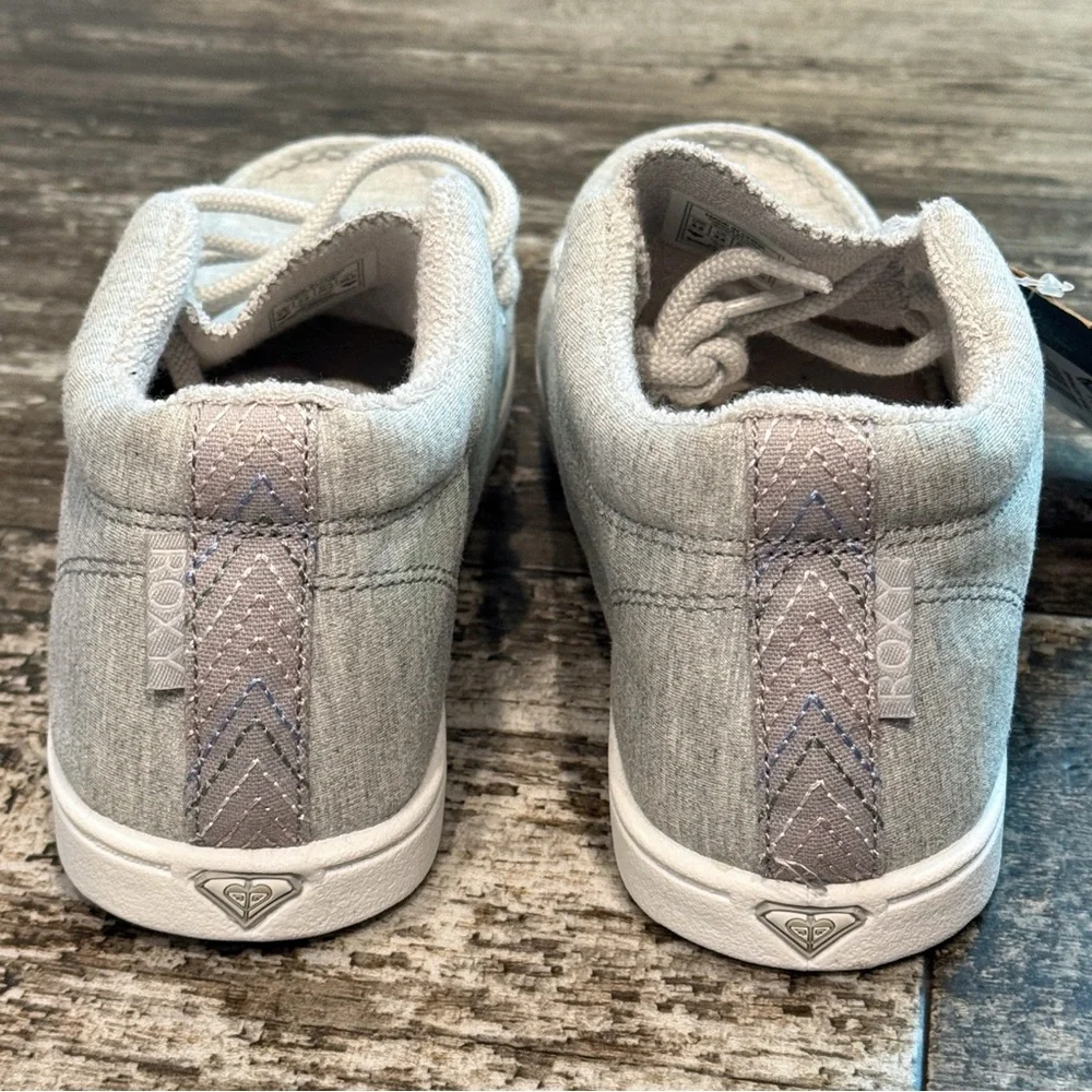 Roxy Women's Minnow Wally Mid Top Slip on Sneaker Shoe Gray Size 6.5 NWT - Picture 5 of 13
